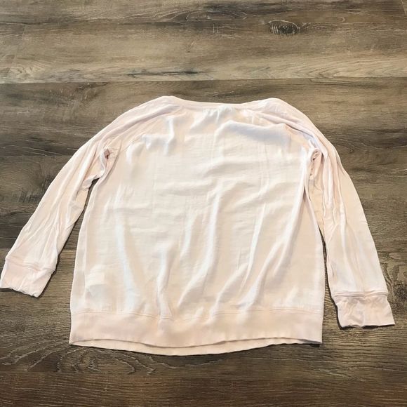 Women's Light Pink Long Sleeve Top - Picture 2 of 3